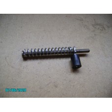 Adjusting screw complete with spring and rubber mounting [N-20:01D-Car-NE]