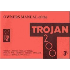 Owners Manual Trojan 200
